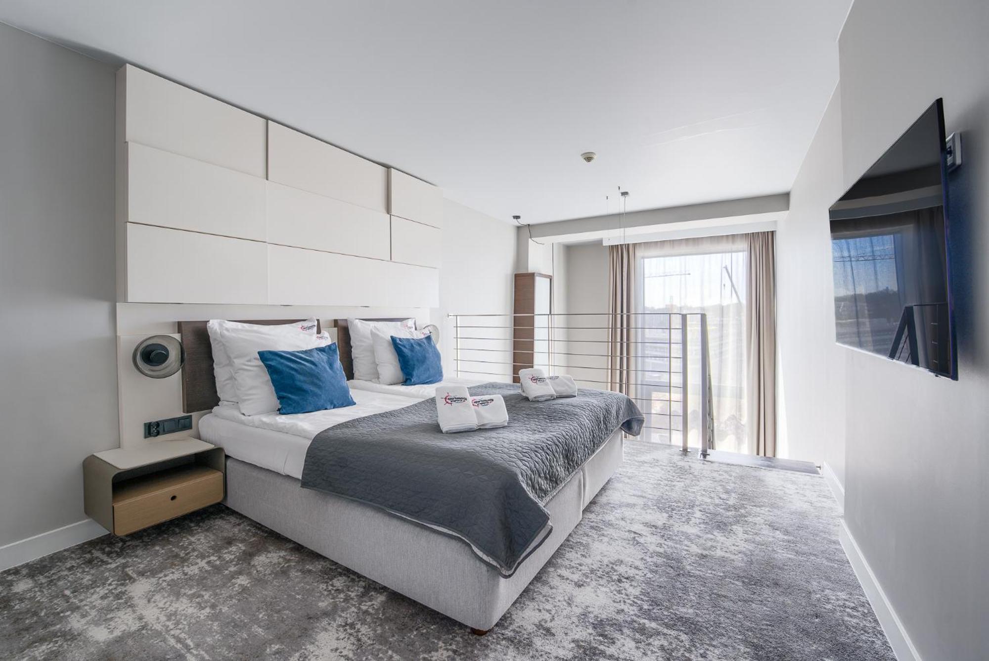 Apartamentyprzymorzu Marine***** Apartament Dwupoziomowy Z Widokiem Na Morze Kolobrzeg Dış mekan fotoğraf